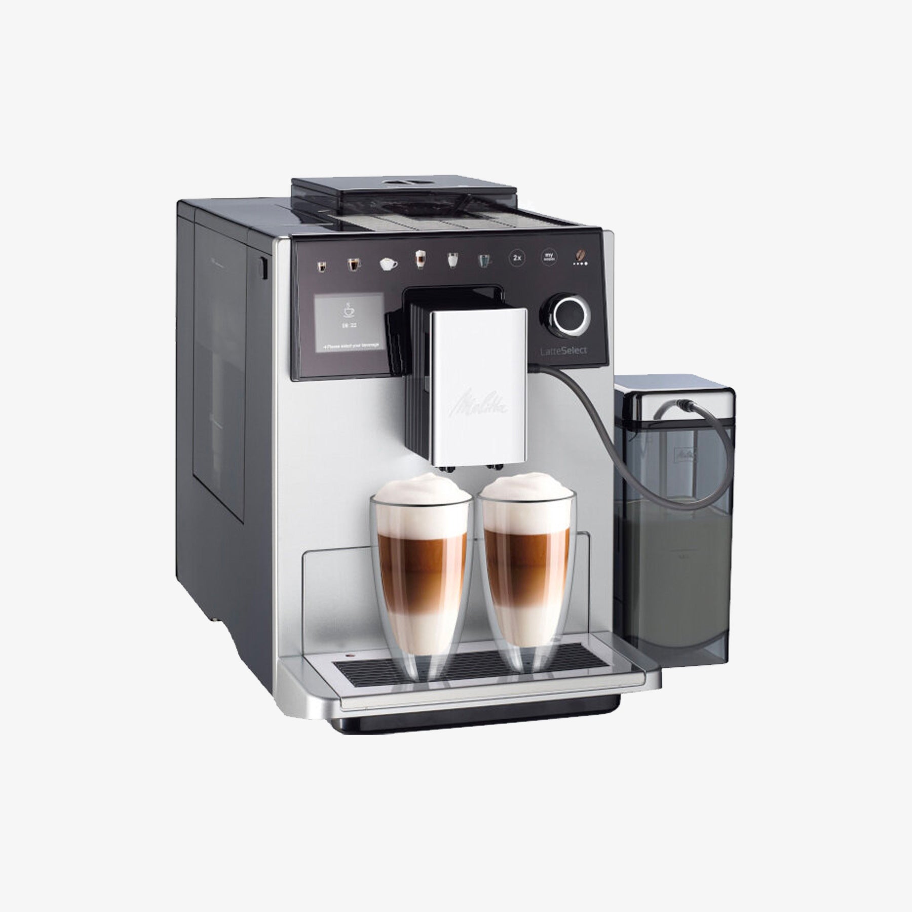 Melitta Latte Select F630-201 Silver-Black