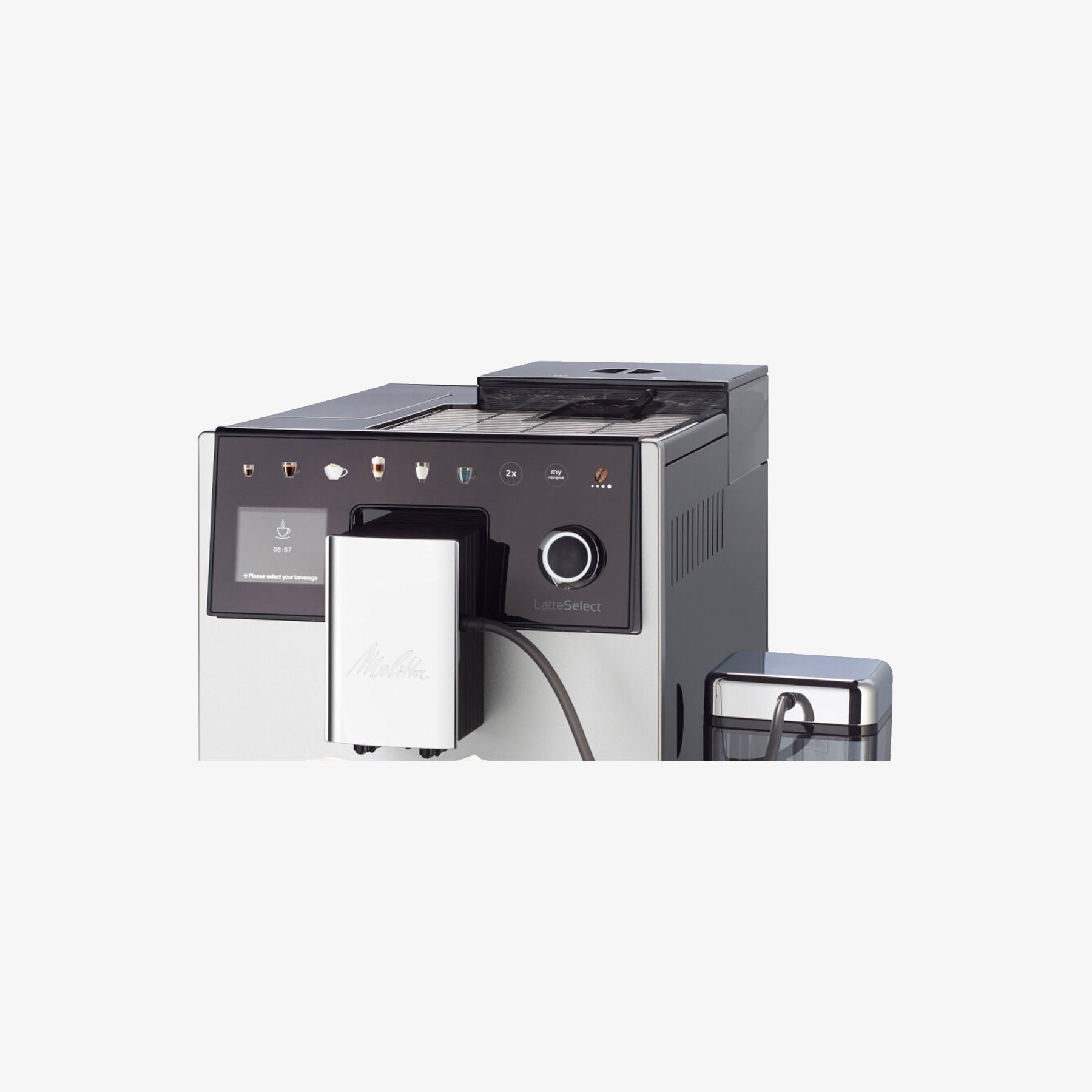 Melitta Latte Select F630-201 Silver-Black