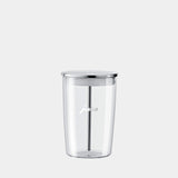 Glass milk container