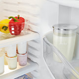 Glass milk container